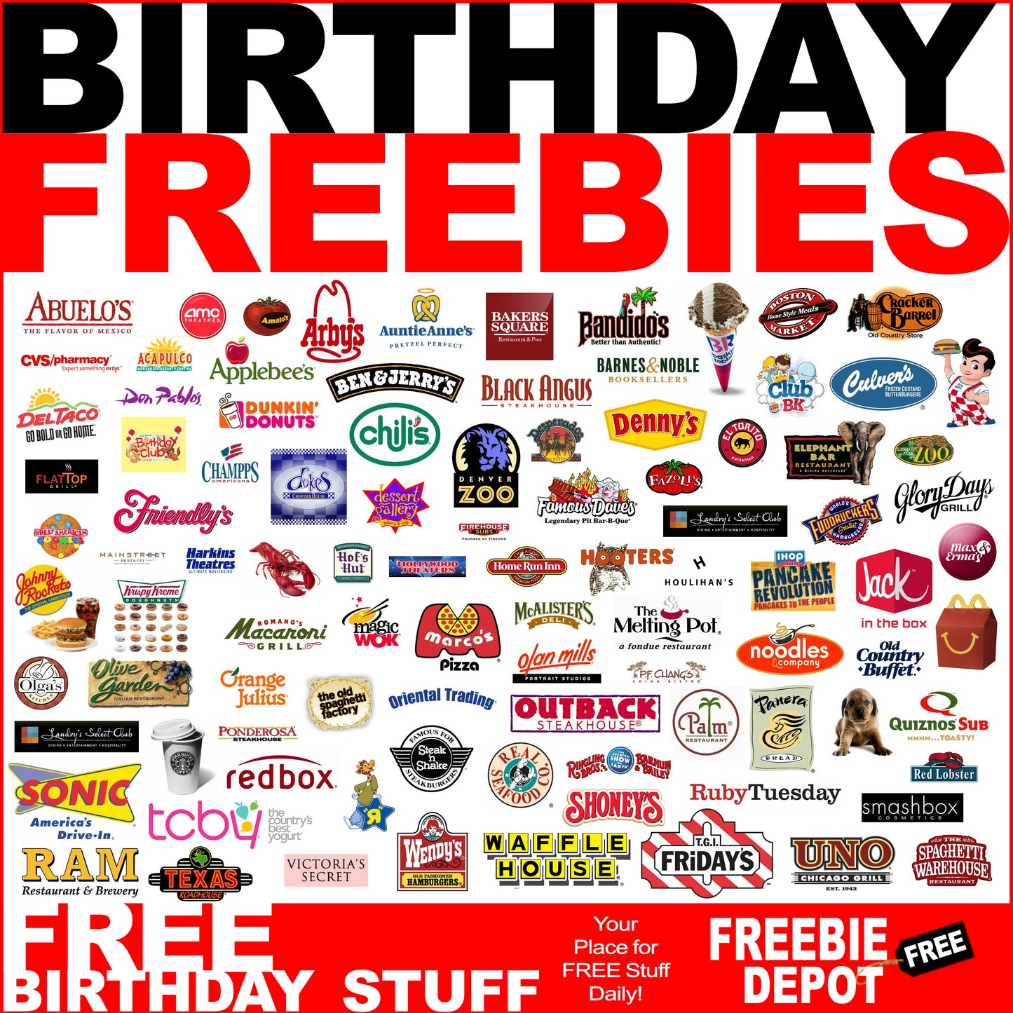 Best Free Birthday Freebies Advice by Cassie FreebieFinder – Your Birthday Expert